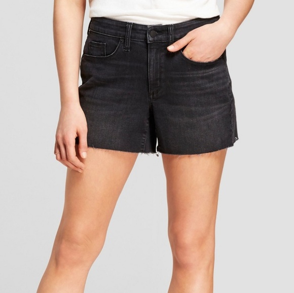 NWT Universal Thread High Rise Midi Jean Shorts - Picture 2 of 8